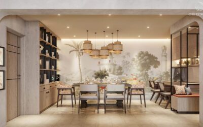 What interior design style suits a midcentury home?