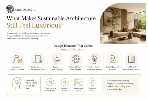 What makes sustainable architecture still feel luxurious?